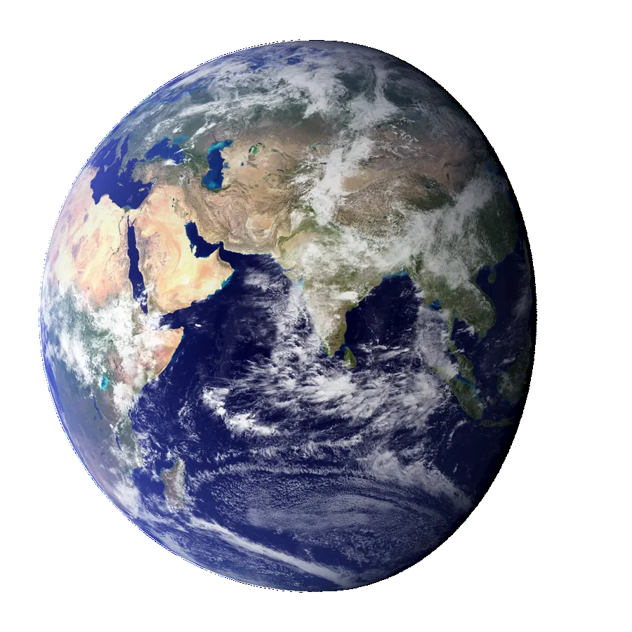 Earth seen from space